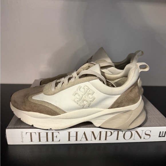 Tory Burch Women's Good Luck Trainer Sneakers 9 - Picture 1 of 5
